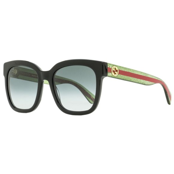 NEW Gucci GG0034SN Glitter Arm Black Sunglasses main image 7